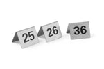 TARGHETTE NUMERAZIONE TAVOLI, HENDI, NUMERO 37-48, 50X35X(H)40MM - 663875