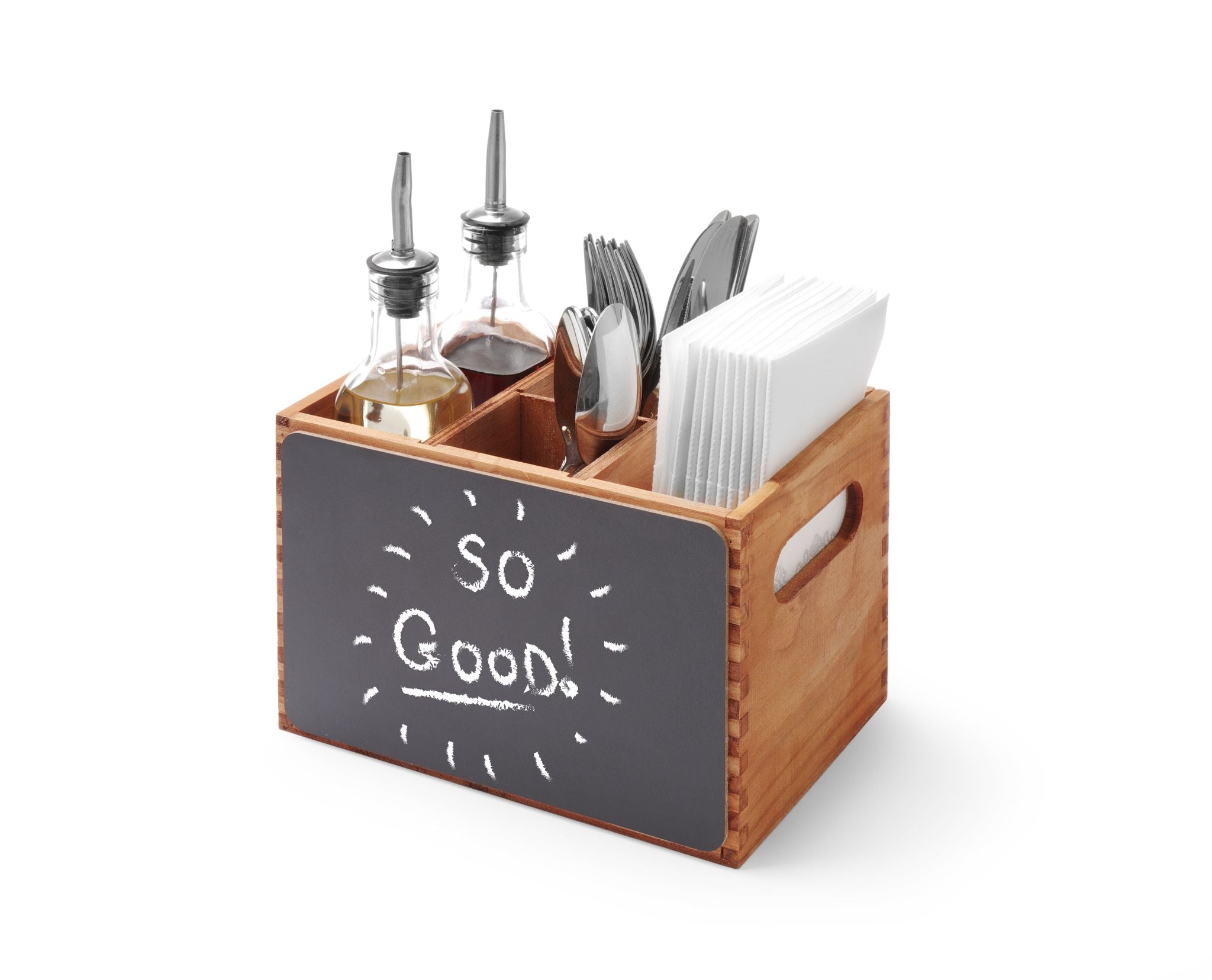 PORTA MENU E CONDIMENTI DA TAVOLO, HENDI, 210X150X(H)150MM - 664148