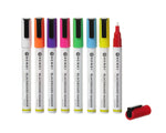 PENNARELLI PER LAVAGNA 3 MM, HENDI, 1X BIANCO,1X ROSSO, 1XBLU, 1XVERDE, 1XGIALLO, 1XVIOLA, 1XARANCIO - 664278