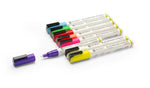 PENNARELLI PER LAVAGNA 3 MM, HENDI, 1X BIANCO,1X ROSSO, 1XBLU, 1XVERDE, 1XGIALLO, 1XVIOLA, 1XARANCIO - 664278