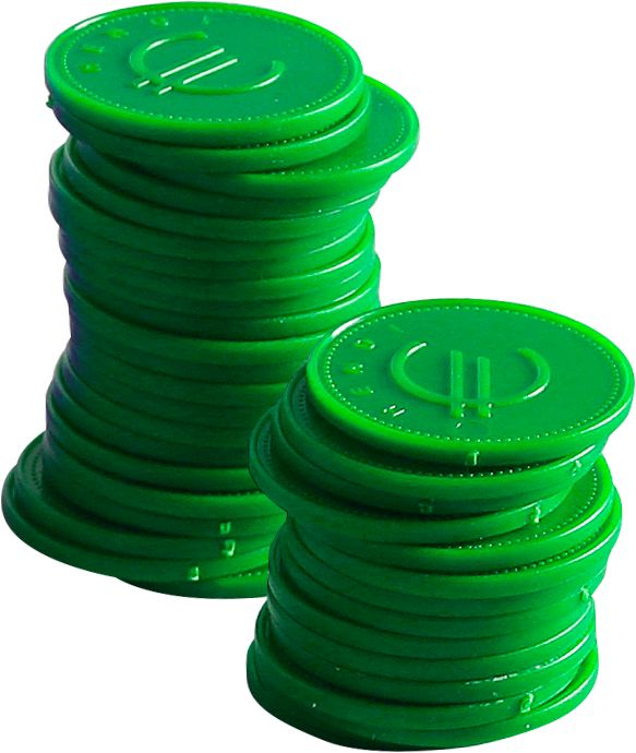 CONTRASSEGNI - 100 PEZZI, BARUP, VERDE, 100 PEZZI, Ø25MM - 665138