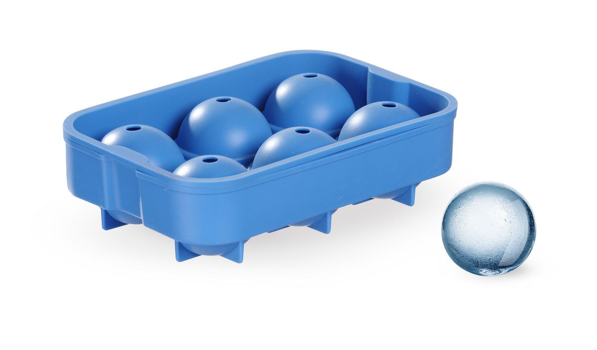 STAMPO PER GHIACCIO A SFERA, BARUP, BLU, 180X125X(H)50MM - 679029