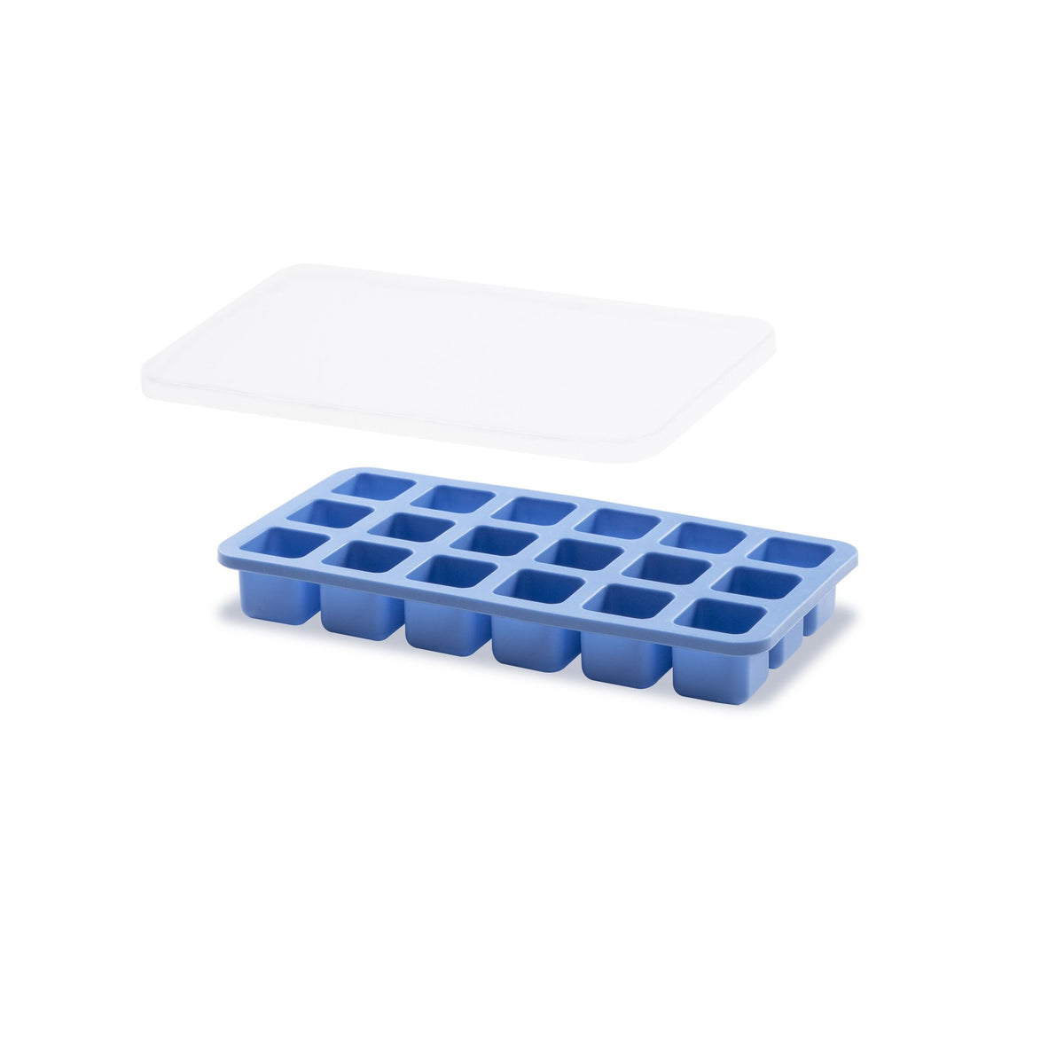 STAMPO PER CUBETTI DI GHIACCIO CON COPERCHIO, BARUP, BLU, 217X114X(H)30MM - 679074