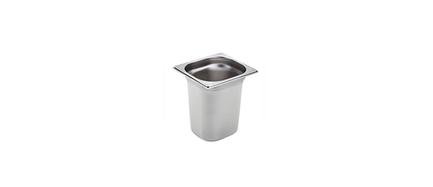 VASCA INOX 1/6 H.200 17,6X16,2 - 68083 - MORINI