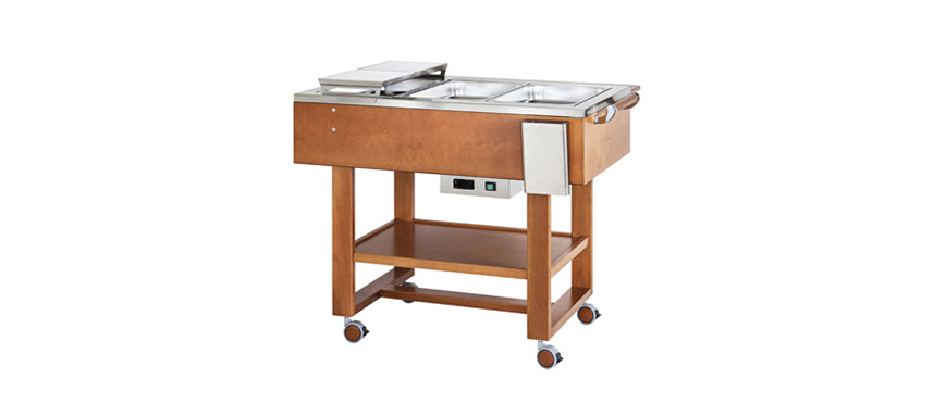 CARRELLO COM.BOLLITI 123X65H95 - 68724 - MORINI