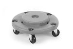 CARRELLO PER CONTENITORE RIFIUTI ROTONDO, AMERBOX, COMPATIBILE CON 691403, Ø400X(H)165MM - 691441