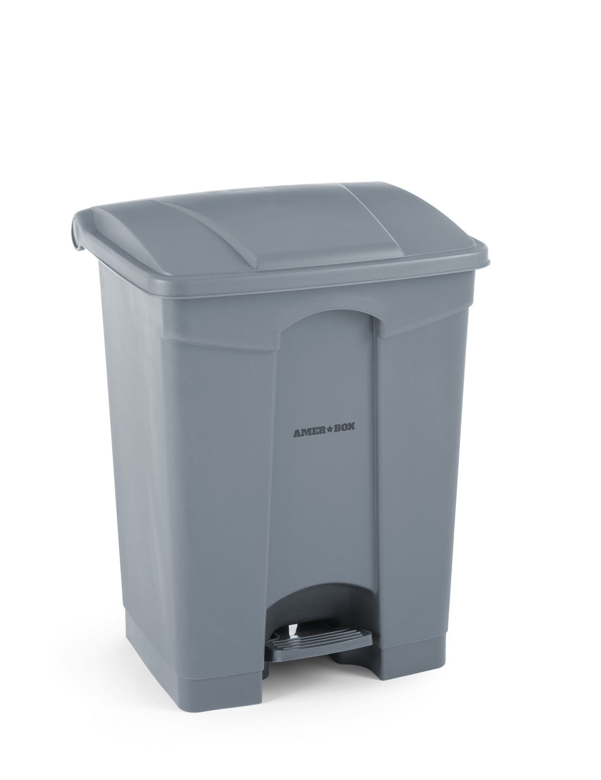 CONTENITORE CON APERTURA A PEDALE, AMERBOX, 68L, GRIGIO CHIARO, 490X410X(H)660MM - 691151
