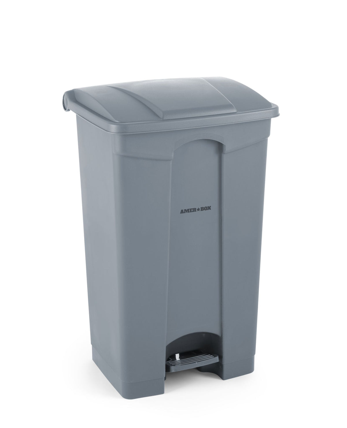 CONTENITORE CON APERTURA A PEDALE, AMERBOX, 68L, GRIGIO CHIARO, 490X410X(H)660MM - 691151