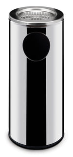 BIDONE CON PORTACENERE, HENDI, 15L, Ø200X(H)700MM - 691380