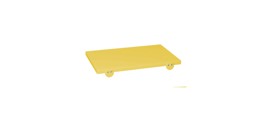 TAGLIERE POL.GIALLO 50X30X2 C.BATT. - 69752 - MORINI