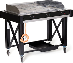 BARBECUE A GAS ATLANTA, HENDI, NERO, 13KW, 1285X770X(H)917MM - 700105