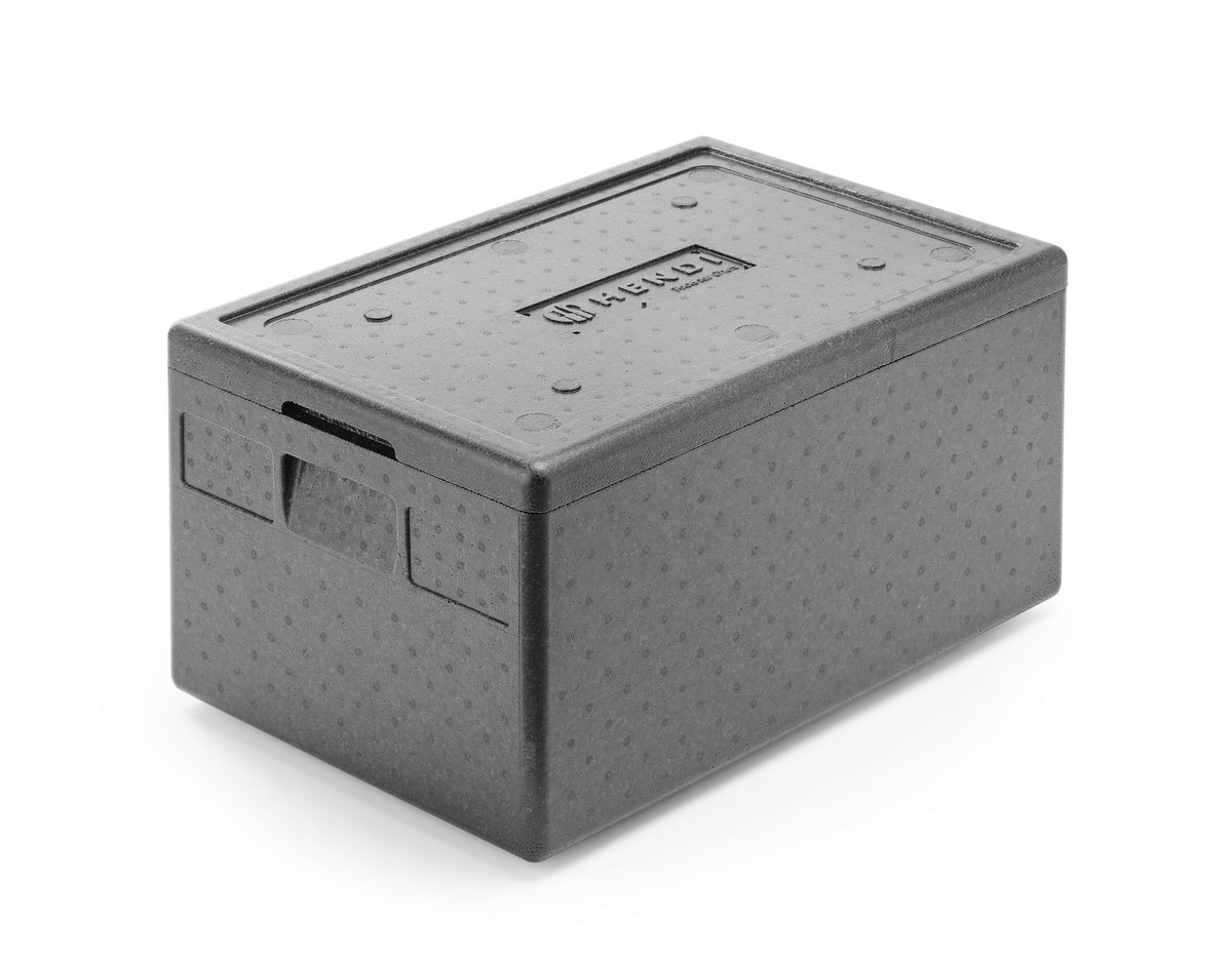 CONTENITORE ISOTERMICO, HENDI, KITCHEN LINE, GN 1/1, 46L, NERO, 600X400X(H)320MM - 707425