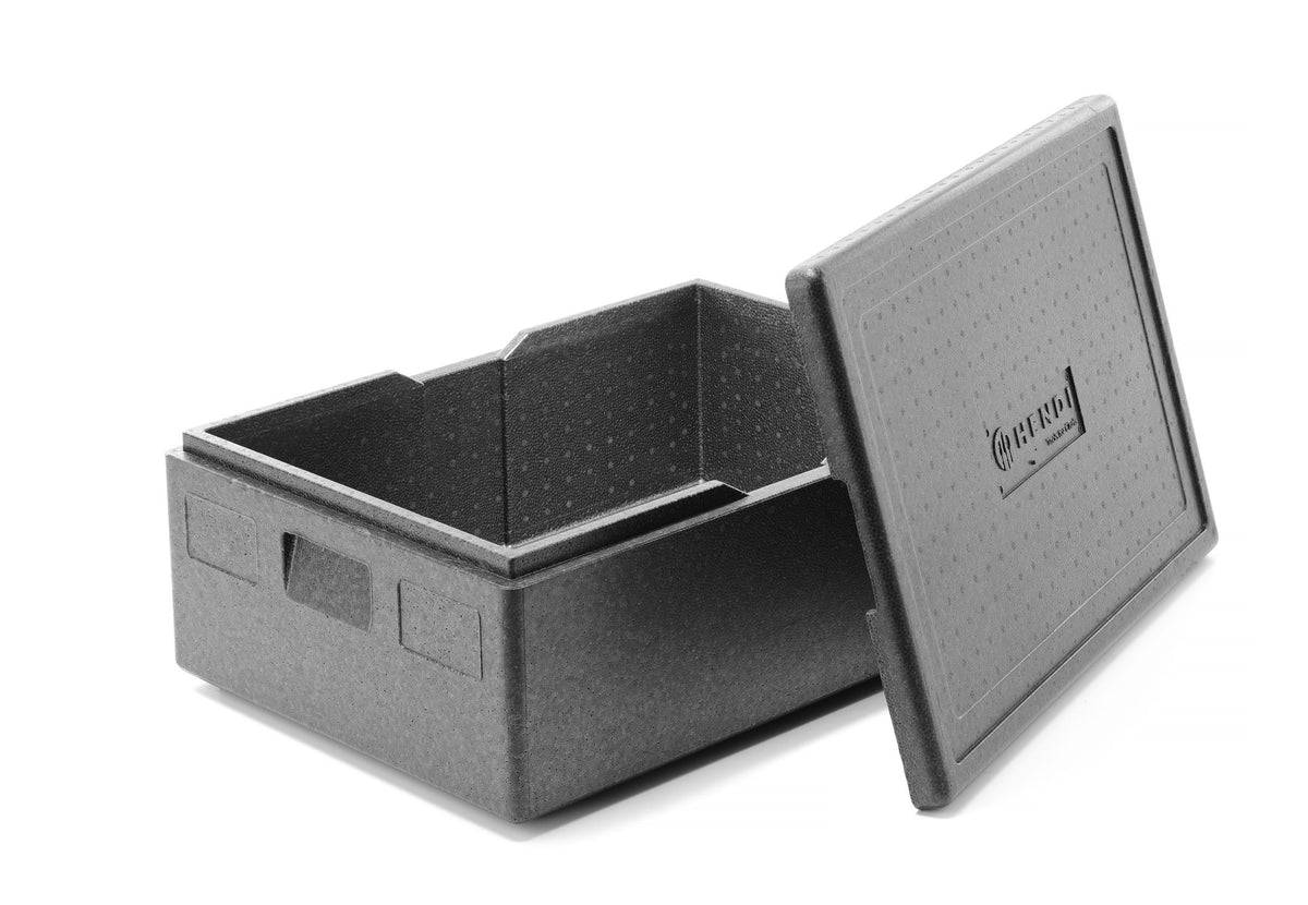 CONTENITORE ISOTERMICO, HENDI, KITCHEN LINE, GN 1/1, 53L, NERO, 685X485X(H)260MM - 707432