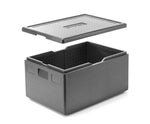 CONTENITORE ISOTERMICO, HENDI, KITCHEN LINE, GN 1/1, 53L, NERO, 685X485X(H)260MM - 707432