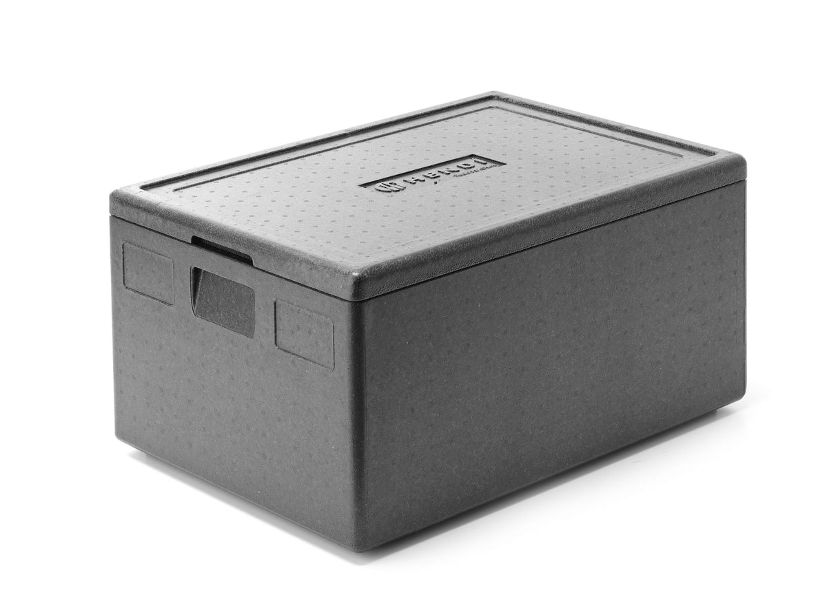 CONTENITORE ISOTERMICO, HENDI, KITCHEN LINE, GN 1/1, 80L, NERO, 685X485X(H)360MM - 707456