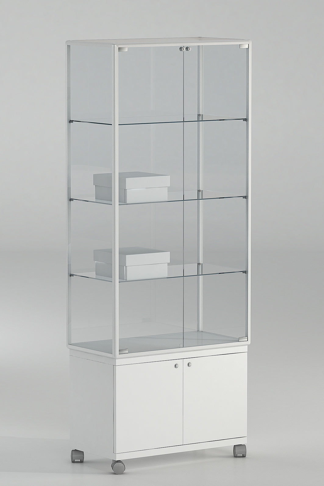VETRINE ALLUMINIO ALLDESIGN+PLUS 71X37X180 CM - 71/MP - ITALVETRINE