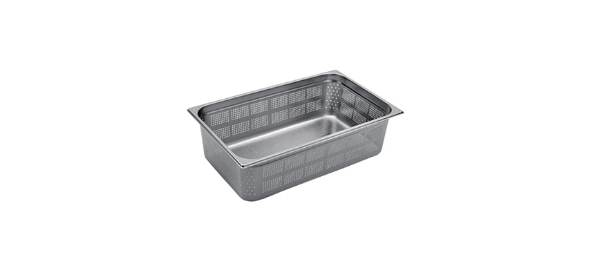 VASCA INOX 1/1 H200 FORATA TUTTA - 71987 - MORINI