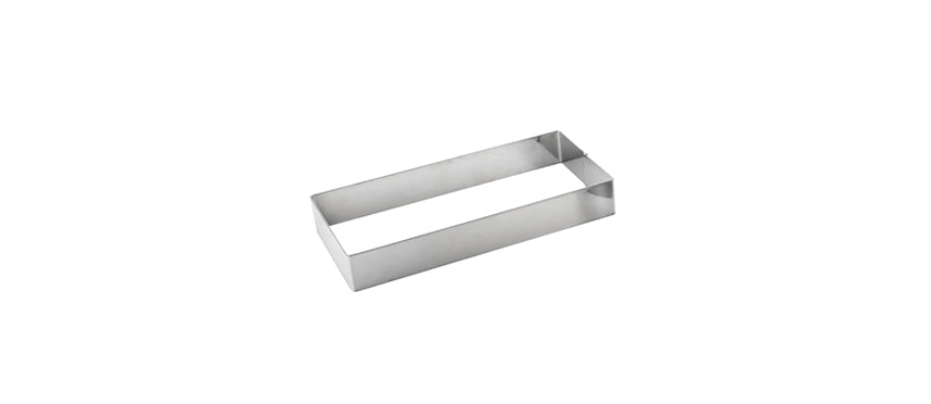 FASCIA INOX RETTANGOLO 18X36X5 - 72128 - MORINI