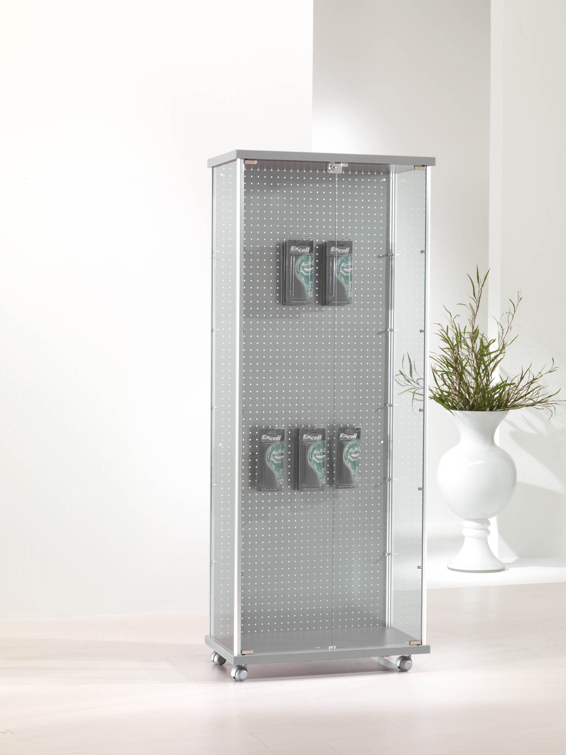 VETRINE ALLUMINIO ALLDESIGN 73X39X180 CM - 73/BL - ITALVETRINE