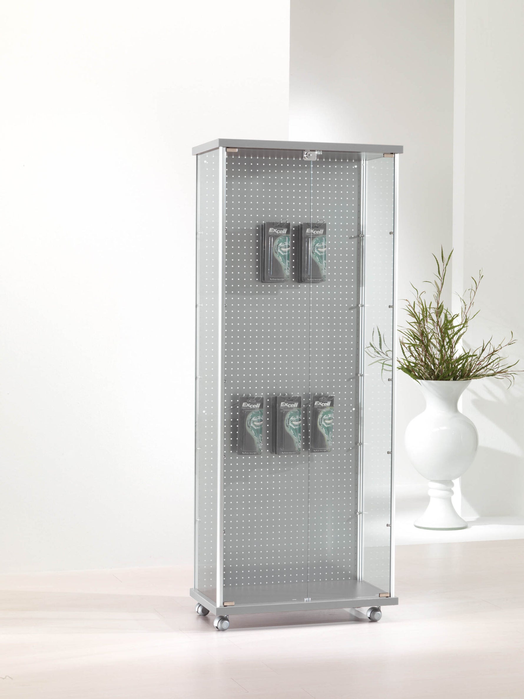 VETRINE ALLUMINIO ALLDESIGN 73X39X180 CM - 73/BL - ITALVETRINE