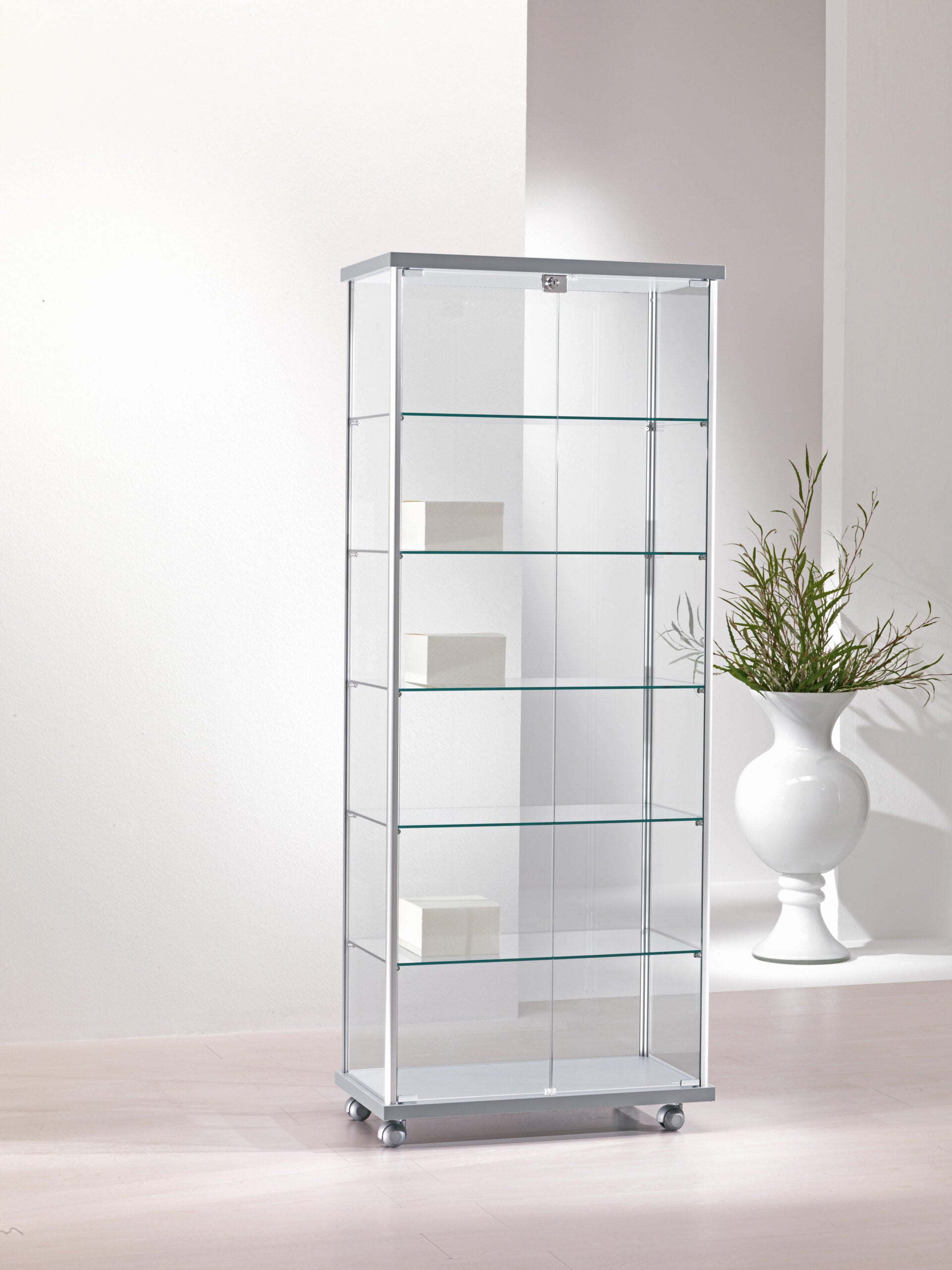 VETRINE ALLUMINIO ALLDESIGN 73X39X180 CM - 73/A - ITALVETRINE