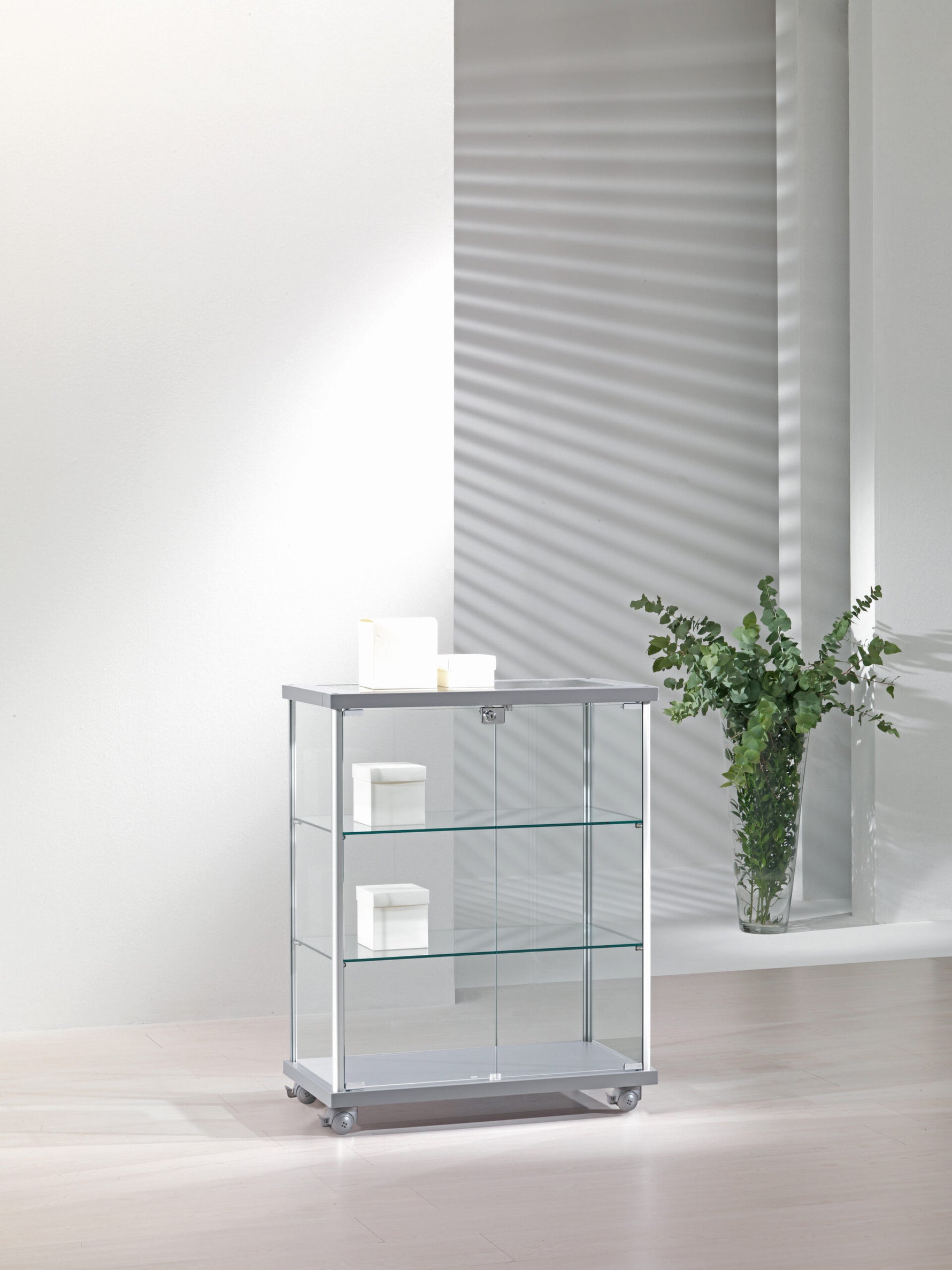 BANCHI VENDITA, VETRINE ALLUMINIO ALLDESIGN 73X39X92 CM - 73/B - ITALVETRINE