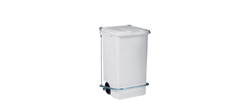 BIDONE POLITENE C/P+RUOT.80LT B. - 74616 - MORINI