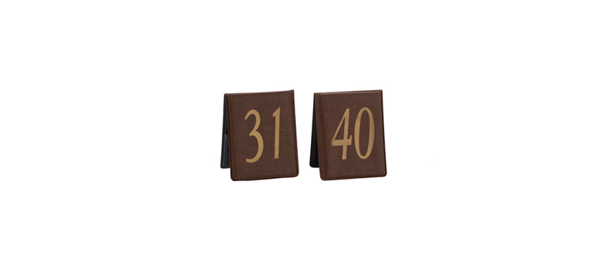 SEGNAPOSTO NUMERO TEXAS 31-40 - 75561 - MORINI