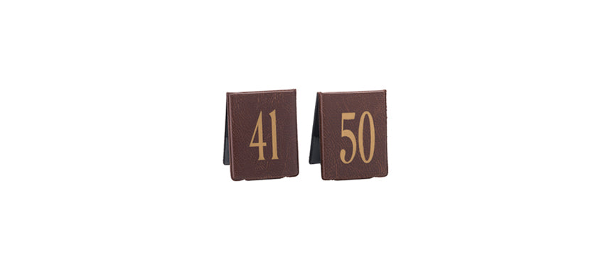 SEGNAPOSTO NUMERO TEXAS 41-50 - 75562 - MORINI