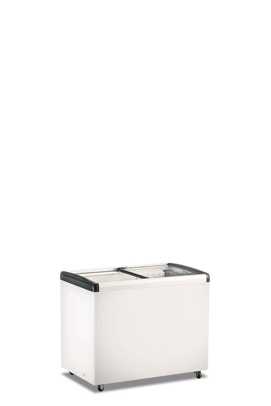 RÉFRIGÉRATEUR | CONGÉLATEUR DE CHEF À PORTE COULISSANTE EN VERRE PLAT - FRC 300 PFF