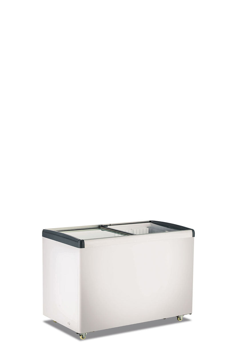 RÉFRIGÉRATEUR | CONGÉLATEUR DE CHEF À PORTE COULISSANTE EN VERRE PLAT - FRC 395 PFF