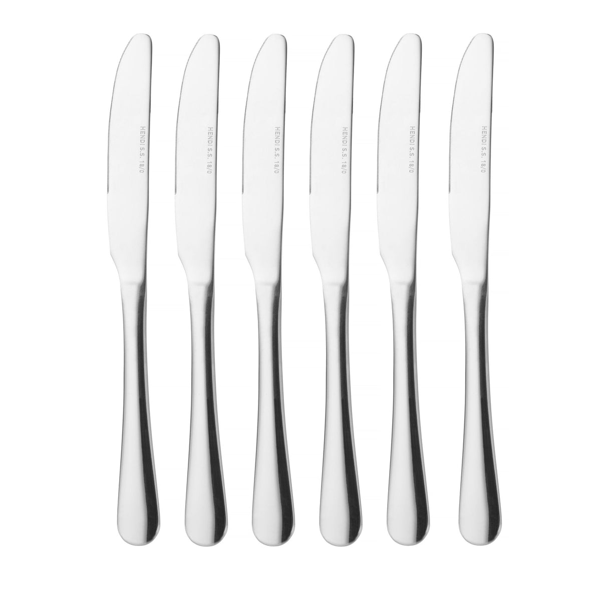 COLTELLO DA TAVOLA - 6 PEZZI, HENDI, PROFI LINE, 6 PEZZI, (L)225MM - 764404