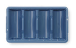SET DI POSATE CON VASSOIO, HENDI, BLU, 525X300X(H)95MM, RETTANGOLARE - 766194