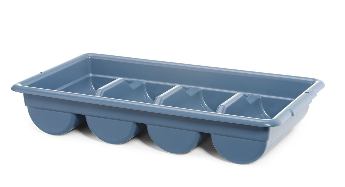SET DI POSATE CON VASSOIO, HENDI, BLU, 525X300X(H)95MM, RETTANGOLARE - 766194