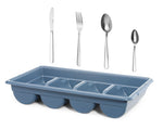 SET DI POSATE CON VASSOIO, HENDI, BLU, 525X300X(H)95MM, RETTANGOLARE - 766194
