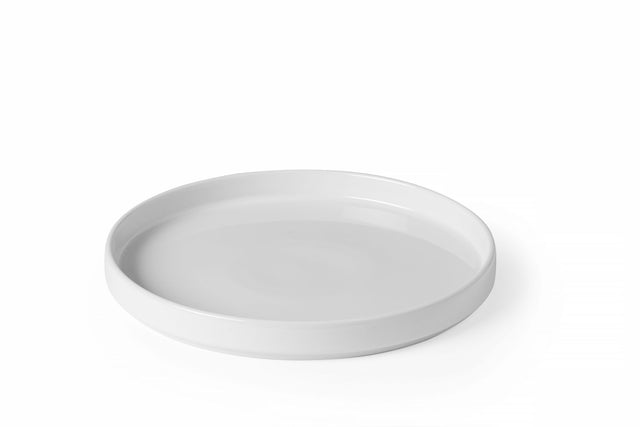 PIATTO PIANO CON BORDO ALTO OSLO, HENDI, OSLO, BIANCO, Ø240X(H)26MM - 768747