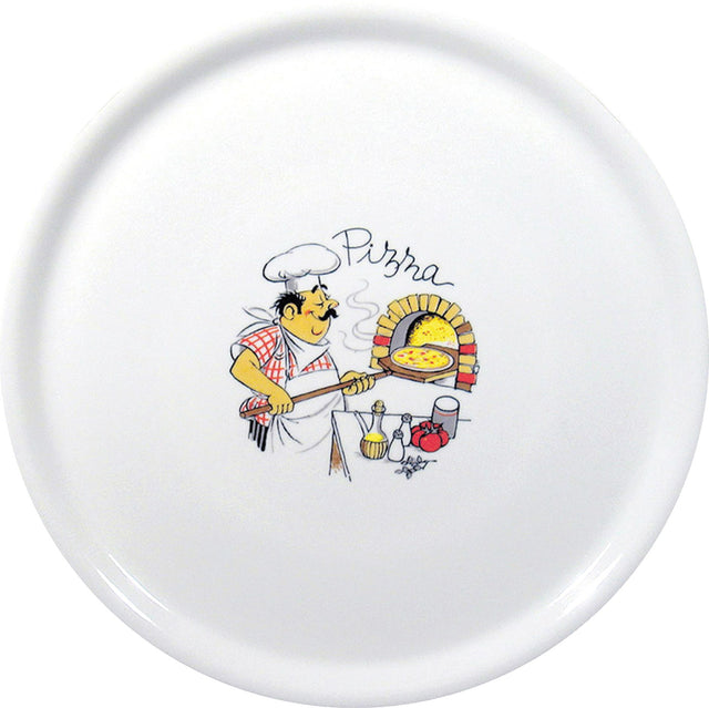 PIATTO PER PIZZA TRADIZIONALE., HENDI, BIANCO, Ø310MM - 768808