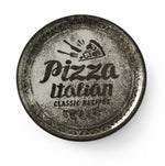 PIATTO PIZZA COLLEZIONE RICETTE NERO., HENDI, NERO, Ø310MM - 768761