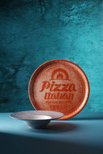 PIATTO PER PIZZA COLLEZIONE RICETTE ROSSO MATTONE., HENDI, ROSSO, Ø330MM - 778944