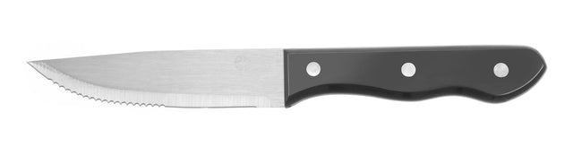 COLTELLO DA BISTECCA XL, HENDI, PROFI LINE, NERO, 6 PEZZI, (L)250MM - 781456
