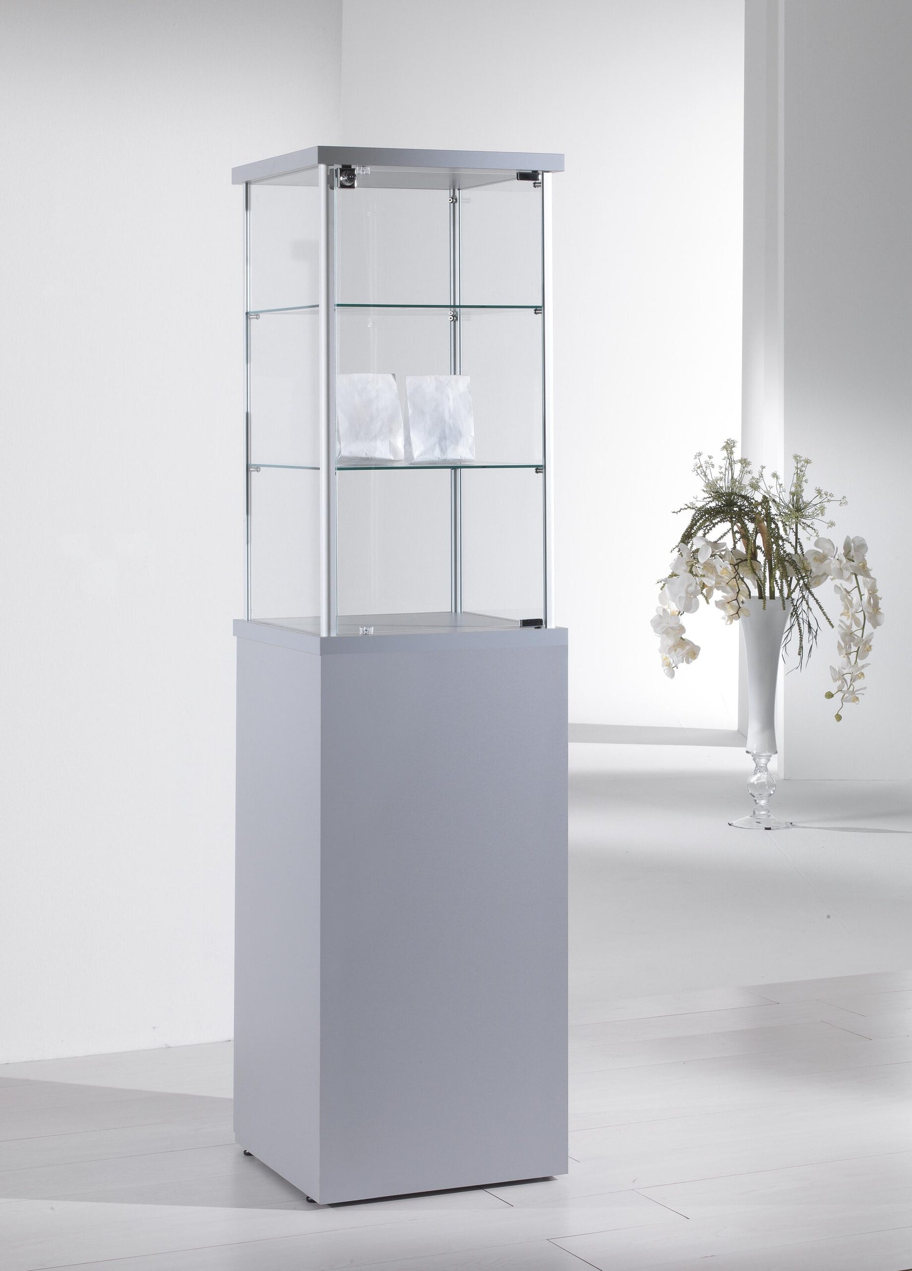 VETRINE ALLUMINIO ALLDESIGN 45X45X175 CM - 7/PL - ITALVETRINE