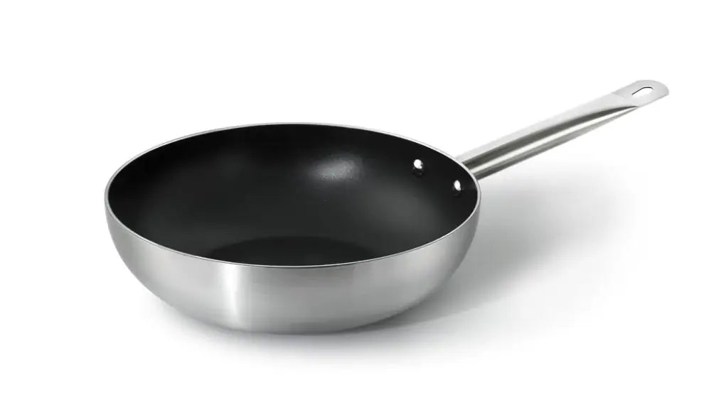 WOK 1 MANICO 30 CM CUCINART ALLUMINIO ANTIADERENTE ABERT - 0012025 - MEDRI