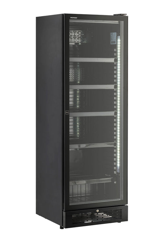 FRIGO A VETRINA BIBITE - EKG 380 FL NERO