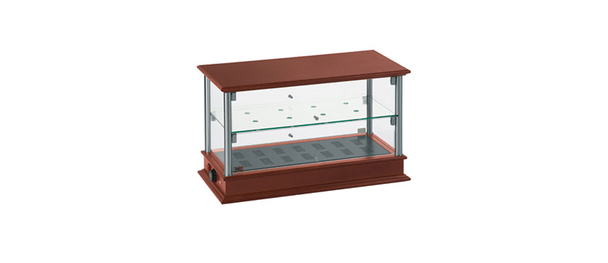 VETRINA CALDA 2/P LEGN.74X35H47 - 80434 - MORINI