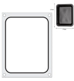 MATRICE SIGILLANTE PER VASCHETTE, HENDI, 2X RECIPIENTE 178X113 MM - 805589