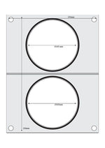 MATRICE SIGILLANTE PER VASCHETTE, HENDI, 2 RECIPIENTI (1X 178X113 MM, 1X Ø115 MM) - 805657