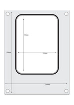 MATRICE SIGILLANTE PER VASCHETTE, HENDI, RECIPIENTE A DUE COMPARTIMENTI 227X178 MM - 805596