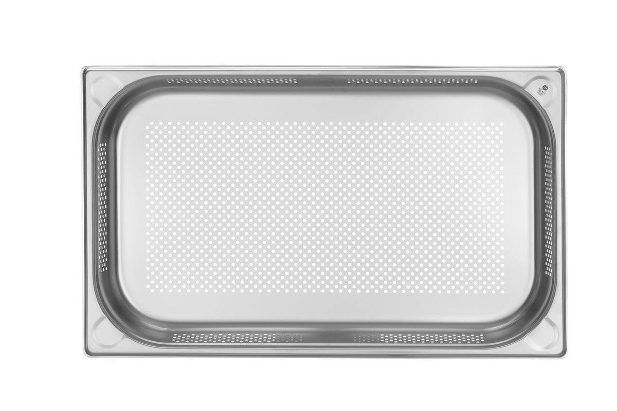 CONTENITORE GN 1/1 PERFORATO, HENDI, KITCHEN LINE, GN 1/1, 14L, (H)100MM - 807132