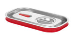 COPERCHIO PER CONTENITORI GN CON BORDO IN SILICONE, HENDI, KITCHEN LINE, GN 1/4, 265X162MM - 807644