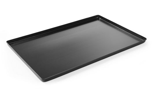 CAKE TRAY - BLACK, 600X400X(H)20MM